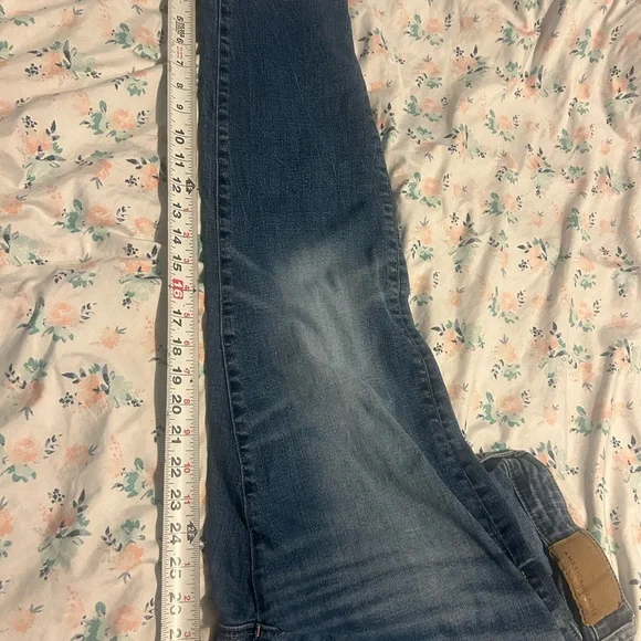 American Eagle Blue Faded Jeans Mens 29x30 Air Flex + Stretch Athletic Straight - Picture 6 of 8